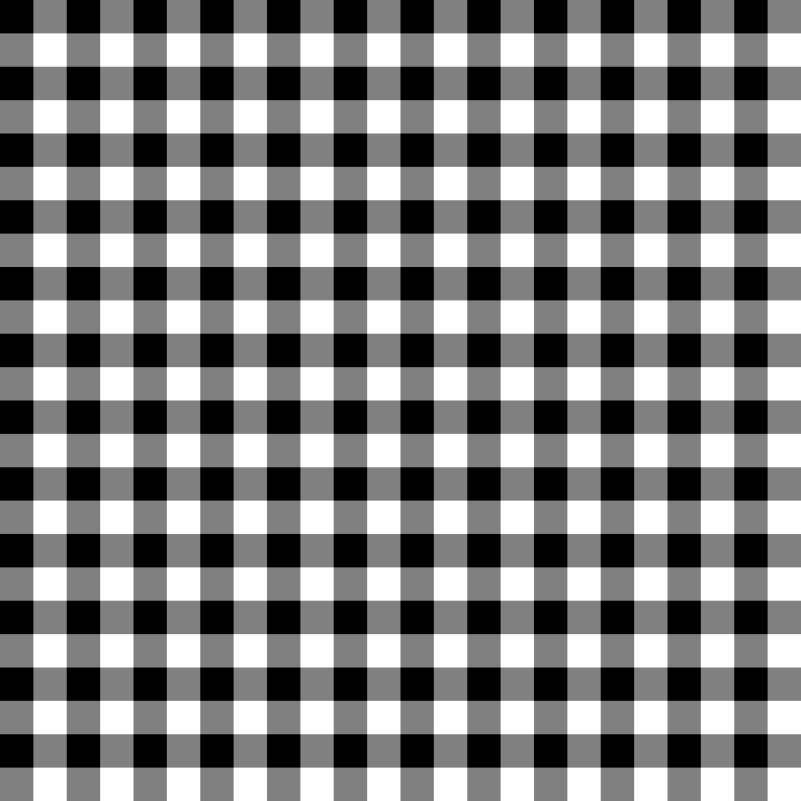 Check Pattern Black, White, Gray
